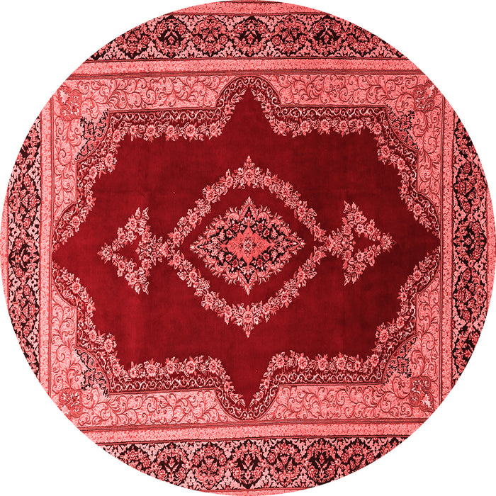 Machine Washable Persian Red Traditional Rug, wshtr1486red