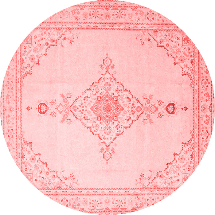 Machine Washable Persian Red Traditional Rug, wshtr1487red