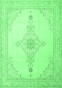 Persian Emerald Green Traditional Rug, tr1487emgrn