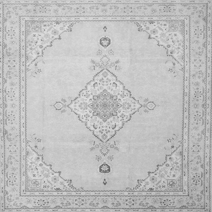 Serging Thickness of Persian Gray Traditional Rug, tr1487gry