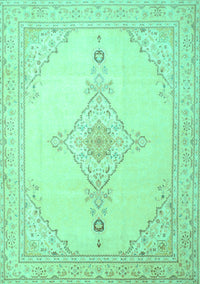 Persian Turquoise Traditional Rug, tr1487turq