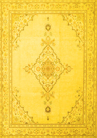 Persian Yellow Traditional Rug, tr1487yw