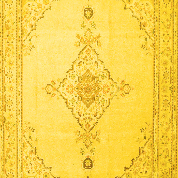 Persian Yellow Traditional Rug, tr1487yw