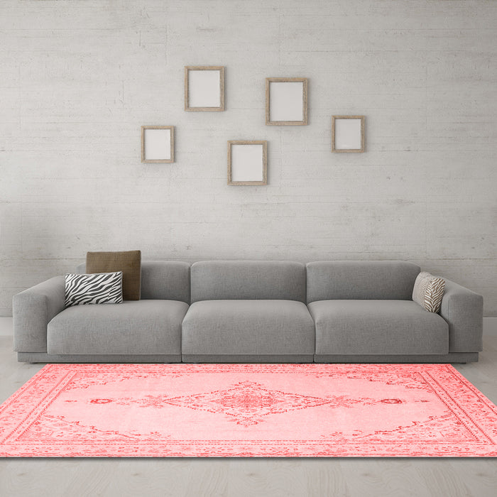 Traditional Red Washable Rugs