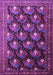 Machine Washable Persian Purple Traditional Area Rugs, wshtr1488pur