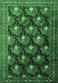Persian Emerald Green Traditional Rug, tr1488emgrn