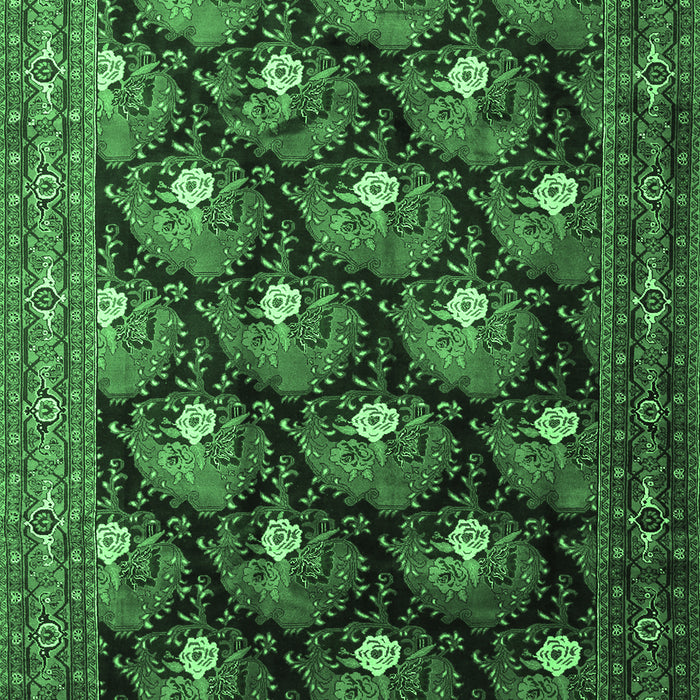 Persian Emerald Green Traditional Rug, tr1488emgrn