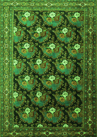 Persian Green Traditional Rug, tr1488grn