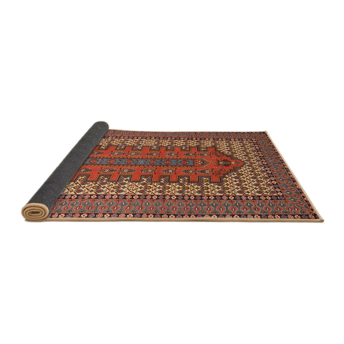Sideview of Traditional Red Persian Rug, tr1489