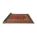 Sideview of Traditional Red Persian Rug, tr1489