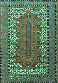Persian Turquoise Traditional Rug, tr1489turq