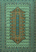 Persian Turquoise Traditional Rug, tr1489turq