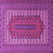 Square Persian Purple Traditional Rug, tr1489pur
