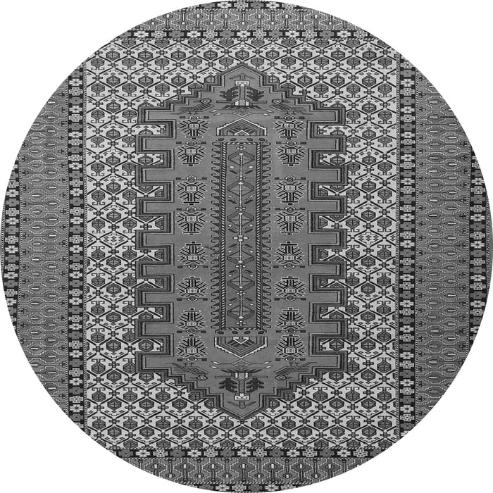 Square Persian Gray Traditional Rug, tr1489gry