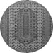 Square Persian Gray Traditional Rug, tr1489gry
