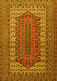 Machine Washable Persian Yellow Traditional Rug, wshtr1489yw