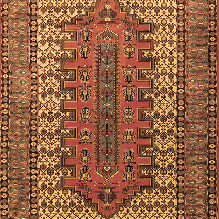 Machine Washable Persian Brown Traditional Rug, wshtr1489brn