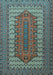 Persian Light Blue Traditional Rug, tr1489lblu