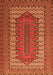 Persian Orange Traditional Rug, tr1489org