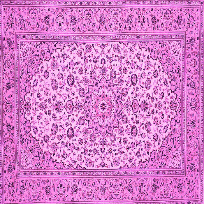 Square Medallion Pink Traditional Rug, tr148pnk