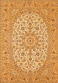 Medallion Orange Traditional Rug, tr148org