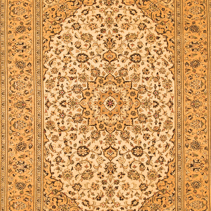 Medallion Orange Traditional Rug, tr148org