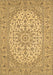 Medallion Brown Traditional Rug, tr148brn