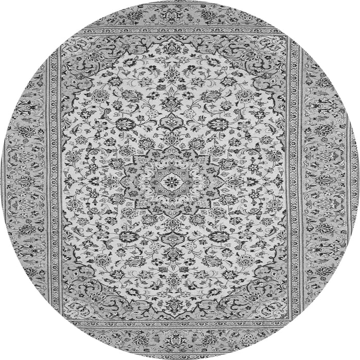 Square Medallion Gray Traditional Rug, tr148gry