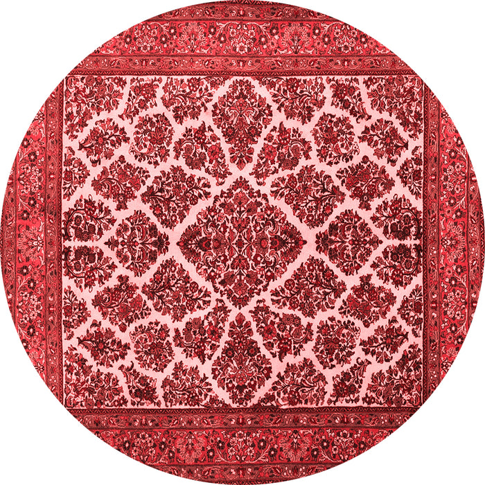 Machine Washable Persian Red Traditional Rug, wshtr1490red