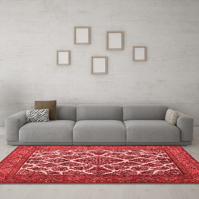 Traditional Red Washable Rugs