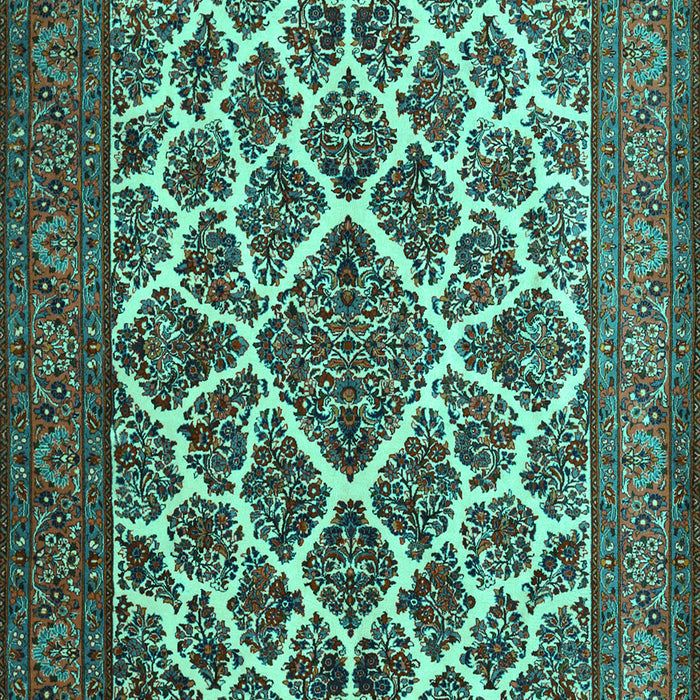 Persian Turquoise Traditional Rug, tr1490turq