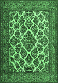 Persian Emerald Green Traditional Rug, tr1490emgrn