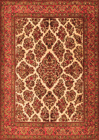 Persian Orange Traditional Rug, tr1490org