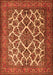 Persian Orange Traditional Rug, tr1490org