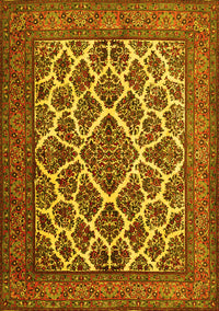 Persian Yellow Traditional Rug, tr1490yw