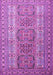 Machine Washable Persian Purple Traditional Area Rugs, wshtr1491pur