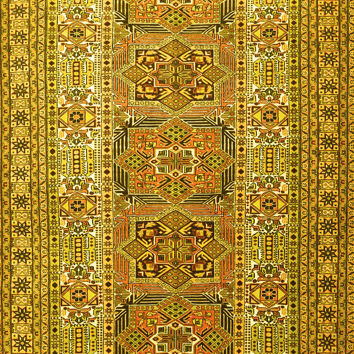 Machine Washable Persian Yellow Traditional Rug, wshtr1491yw