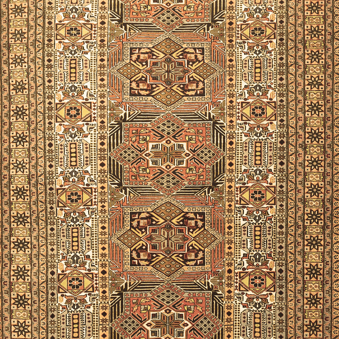 Machine Washable Persian Brown Traditional Rug, wshtr1491brn
