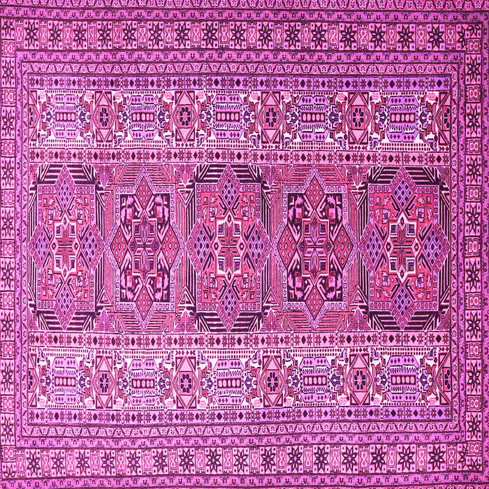 Square Persian Pink Traditional Rug, tr1491pnk