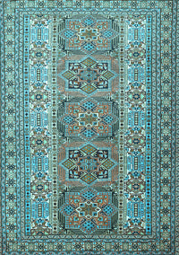 Persian Light Blue Traditional Rug, tr1491lblu