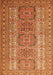 Persian Orange Traditional Rug, tr1491org