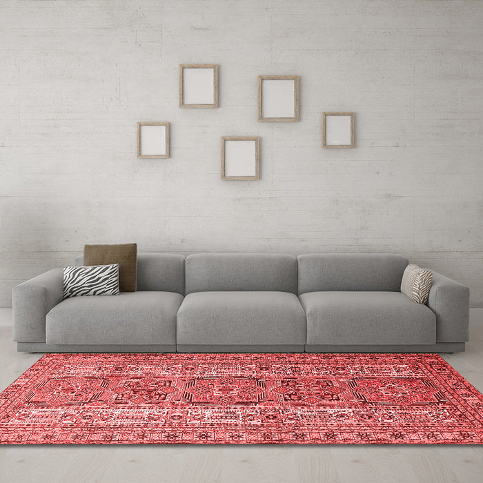 Traditional Red Washable Rugs