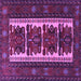 Square Persian Purple Traditional Rug, tr1492pur