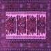 Square Machine Washable Persian Purple Traditional Area Rugs, wshtr1492pur