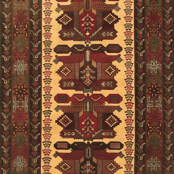 Machine Washable Persian Brown Traditional Rug, wshtr1492brn