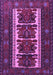 Machine Washable Persian Purple Traditional Area Rugs, wshtr1492pur