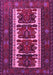 Machine Washable Persian Pink Traditional Rug, wshtr1492pnk