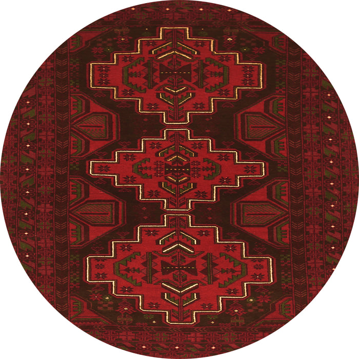 Square Persian Orange Traditional Rug, tr1493org