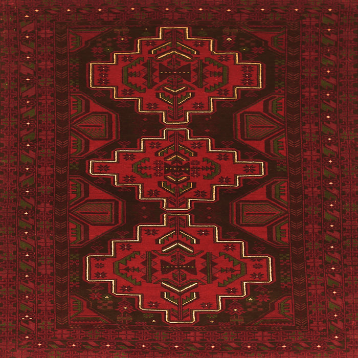 Serging Thickness of Persian Orange Traditional Rug, tr1493org