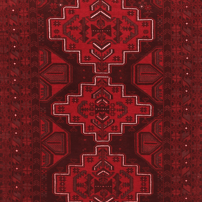Machine Washable Persian Red Traditional Rug, wshtr1493red